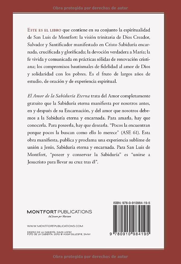 El Amor de la Sabidura Eterna (Spanish Edition),Used