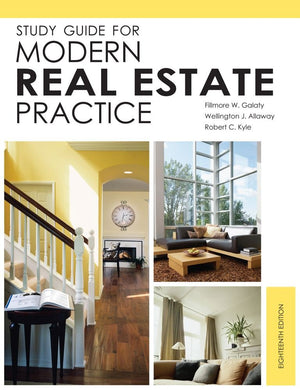 Study Guide for Modern Real Estate Practice, 18th Edition,Used
