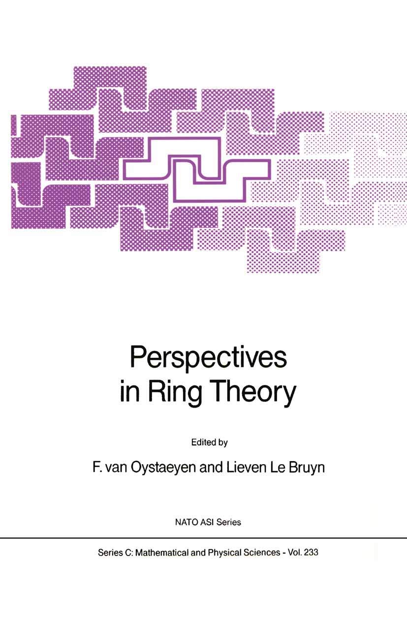 Perspectives in Ring Theory (Nato Science Series C:, 233),Used