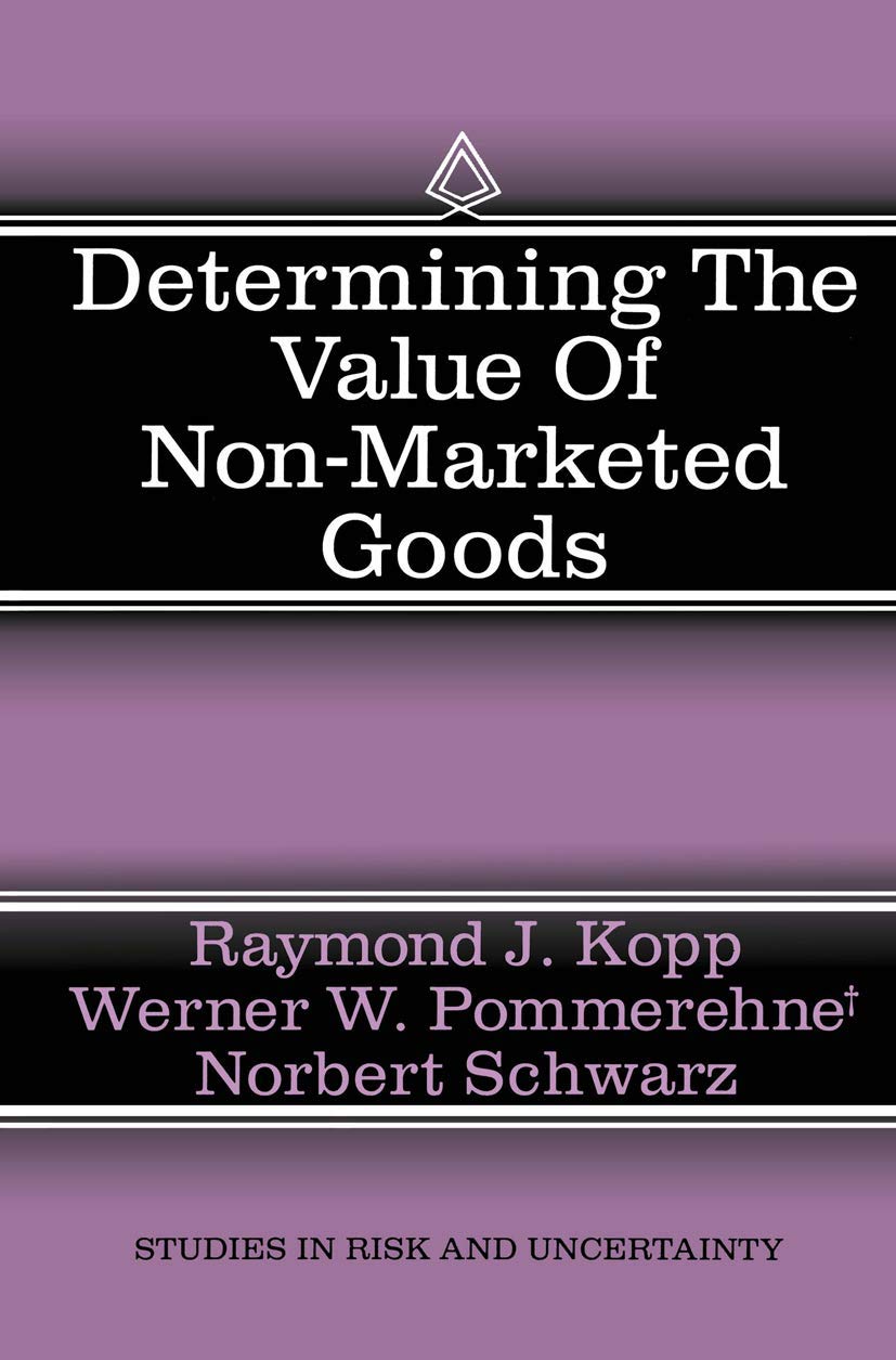 Determining the Value of NonMarketed Goods: Economic, Psychological, and Policy Relevant Aspects of Contingent Valuation Method,New