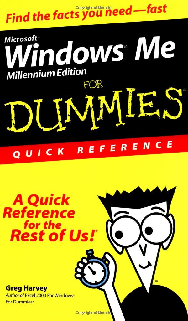 Windows Me For Dummies Quick Ref,Used