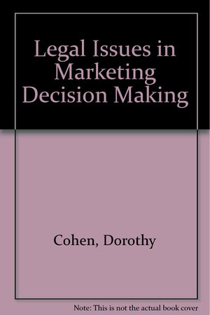Legal Issues in Marketing Decision Making,Used