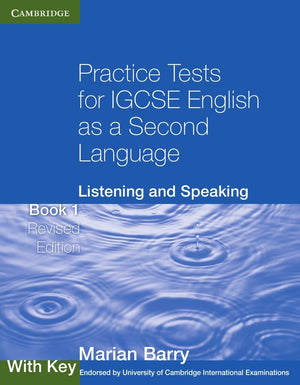 Practice Tests for IGCSE English as a Second Language: Listening and Speaking Book 1 with Key (Cambridge International IGCSE),New