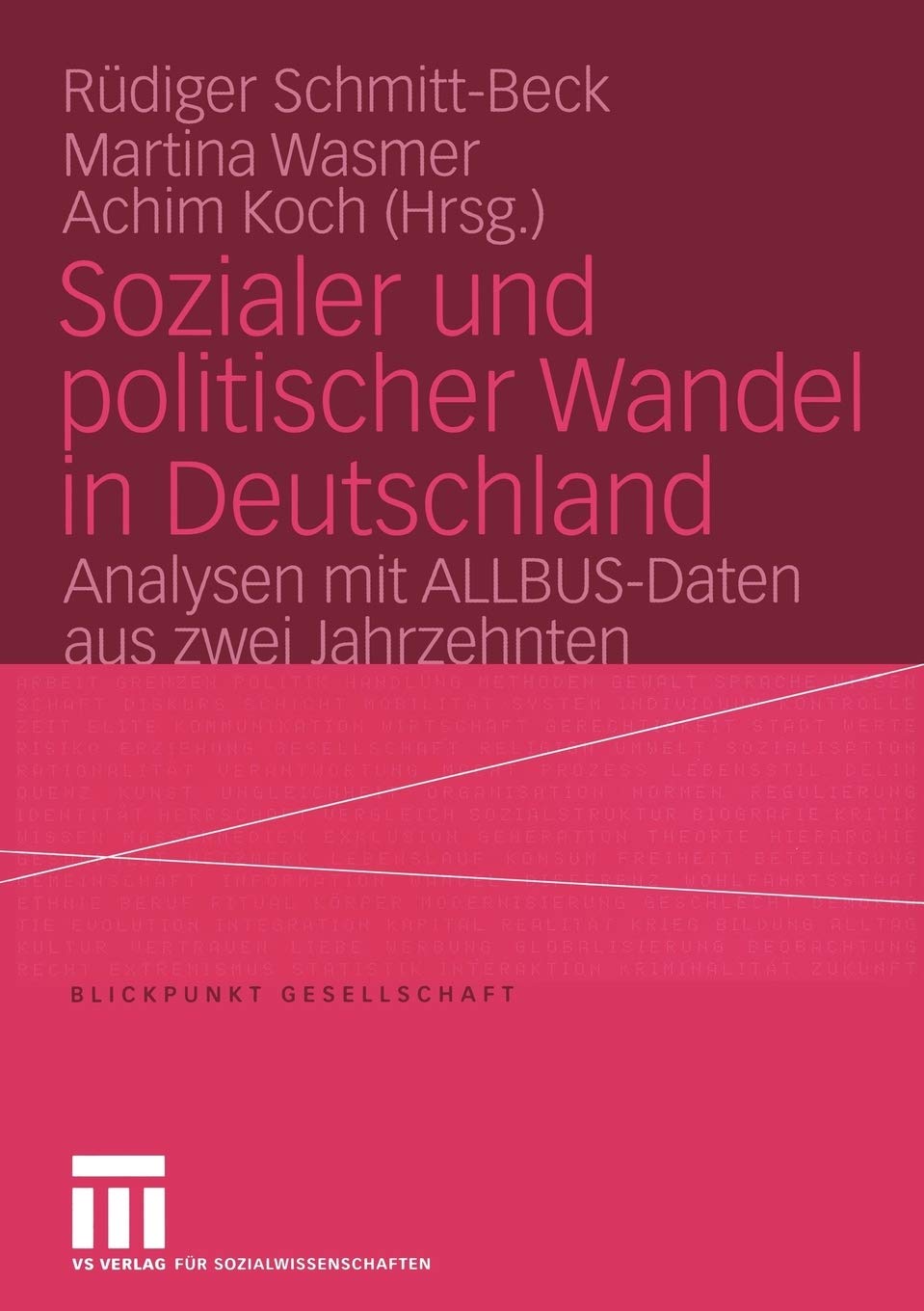 Sozialer und politischer Wandel in Deutschland: Analysen mit ALLBUSDaten aus zwei Jahrzehnten (Blickpunkt Gesellschaft, 7) (Ger,Used