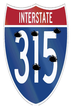 Interstate 315: 6x9 College Ruled Line Paper 150 Pages,Used