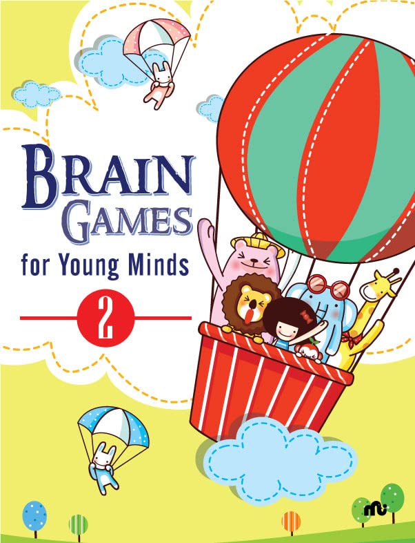 Puzzle And Brain Games For Young Mind (Volume 2) - Four Activity Books For Children Age 5 To 8 Years - Children Growth And Development Book
