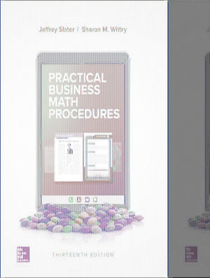 Loose Leaf for Practical Business Math Procedures with Business Math Handbook (The Mcgrawhill/Irwin Series in Operations and De,Used