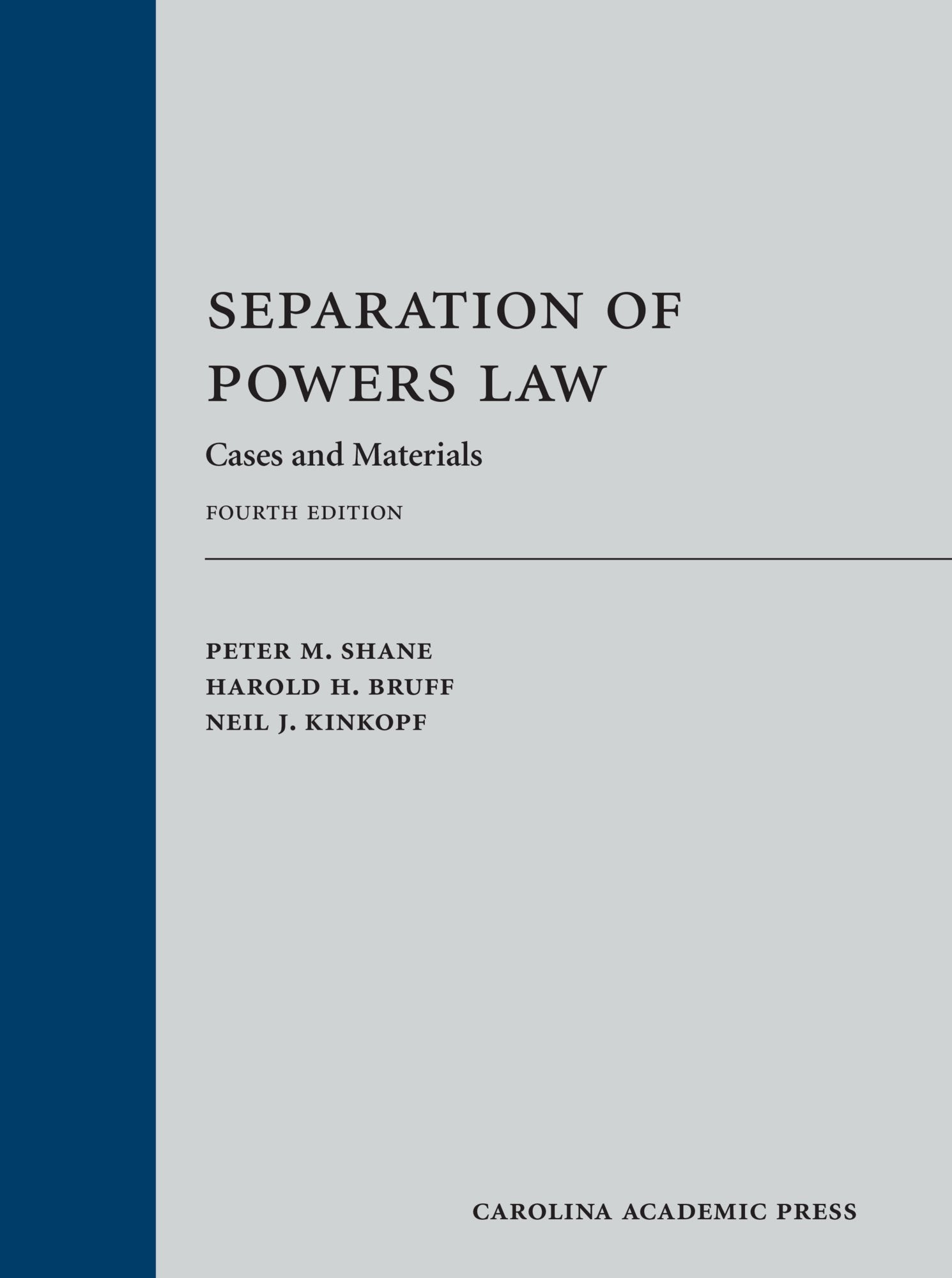 Separation of Powers Law: Cases and Materials,Used