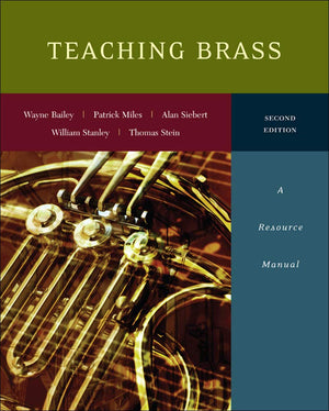 Teaching Brass: A Resource Manual,New