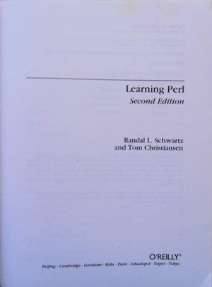 Learning Perl (Nutshell Handbooks),Used