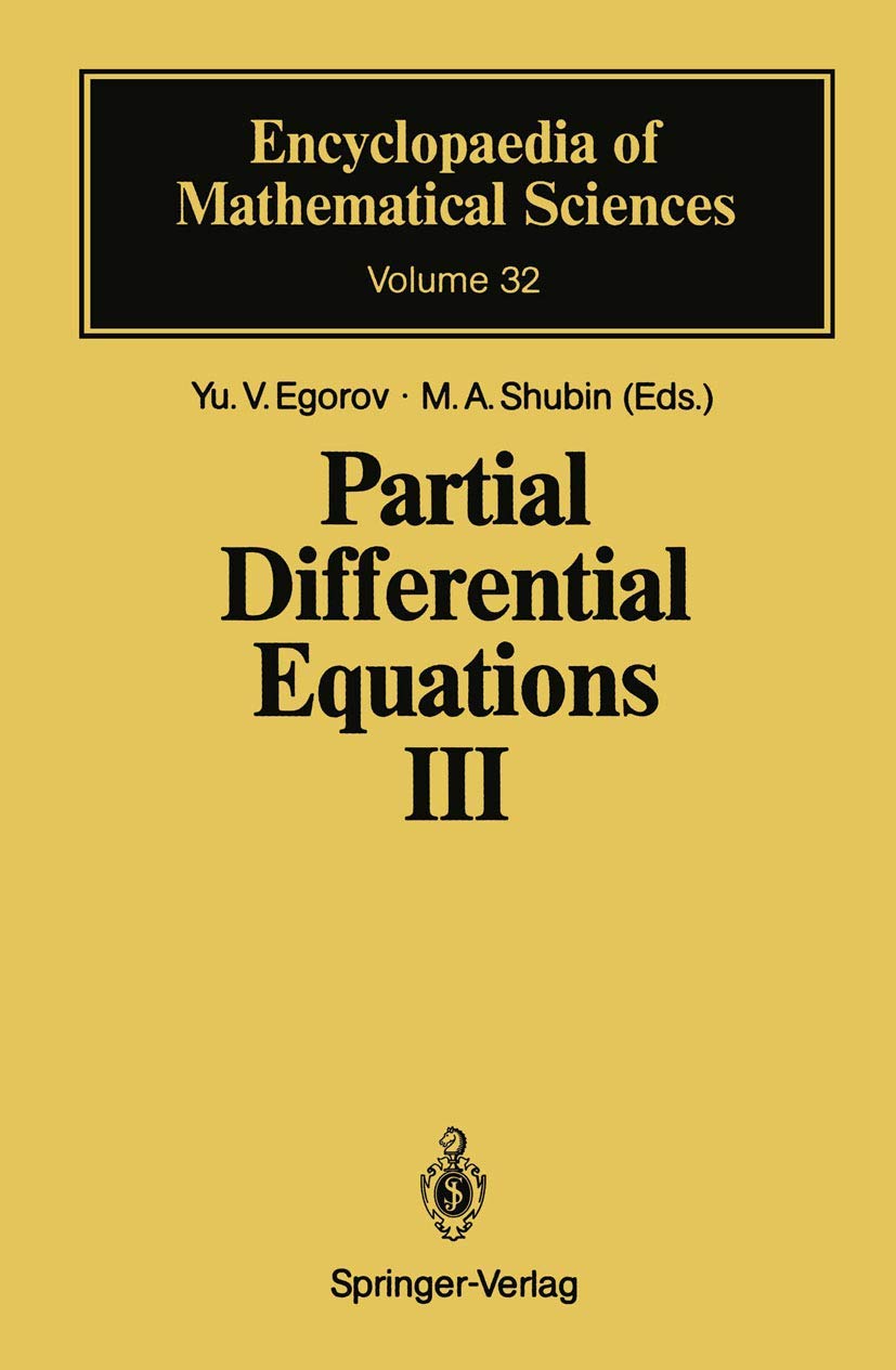 Partial Differential Equations Iii: The Cauchy Problem. Qualitative Theory Of Partial Differential Equations (Encyclopaedia Of M,Used