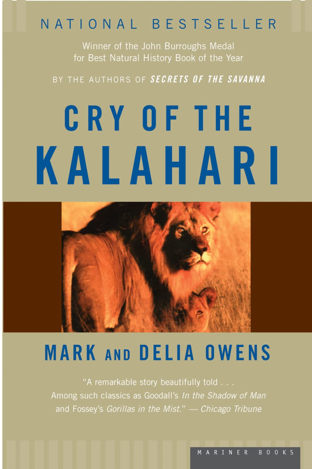 Cry Of The Kalahari,Used