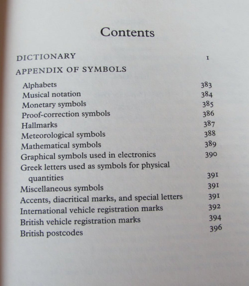 The Oxford Dictionary of Abbreviations,Used