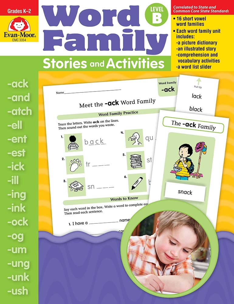 Word Family Stories & Activities, Level B,Used