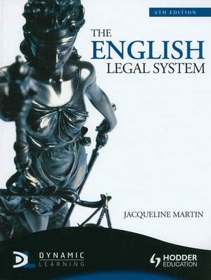 The English Legal System, 6th Edition,Used