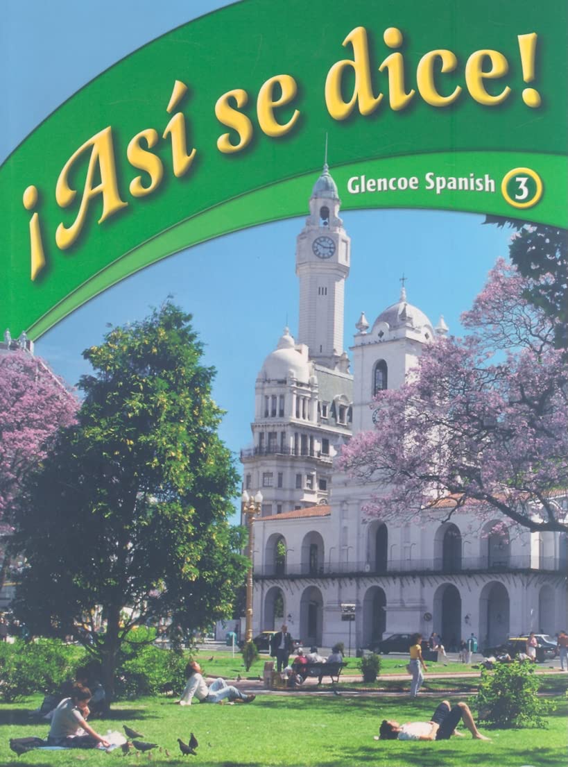 Asi Se Dice! Glencoe Spanish, 3 (Spanish Edition),Used