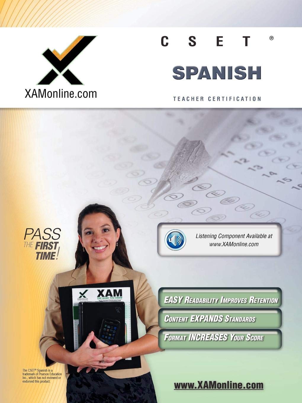 CSET Spanish Teacher Certification Test Prep Study Guide (CSET, 1),Used