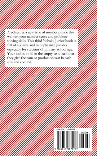 Yohaku Junior Book 3: More Additive and Multiplicative Puzzles,Used