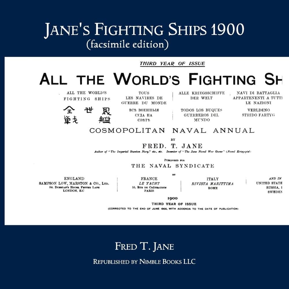 Jane'S Fighting Ships 1900 (Facsimile Edition),Used
