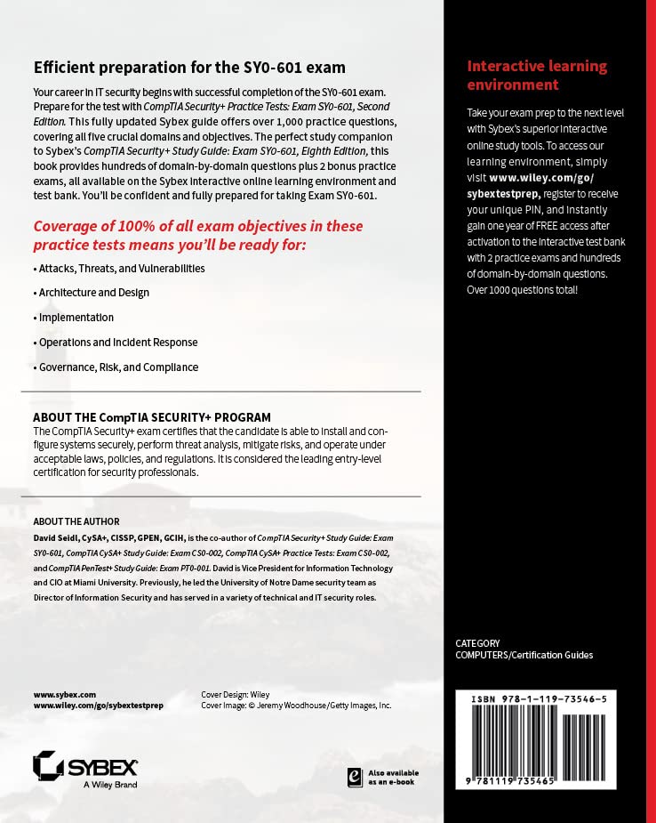 CompTIA Security+ Practice Tests: Exam SY0601