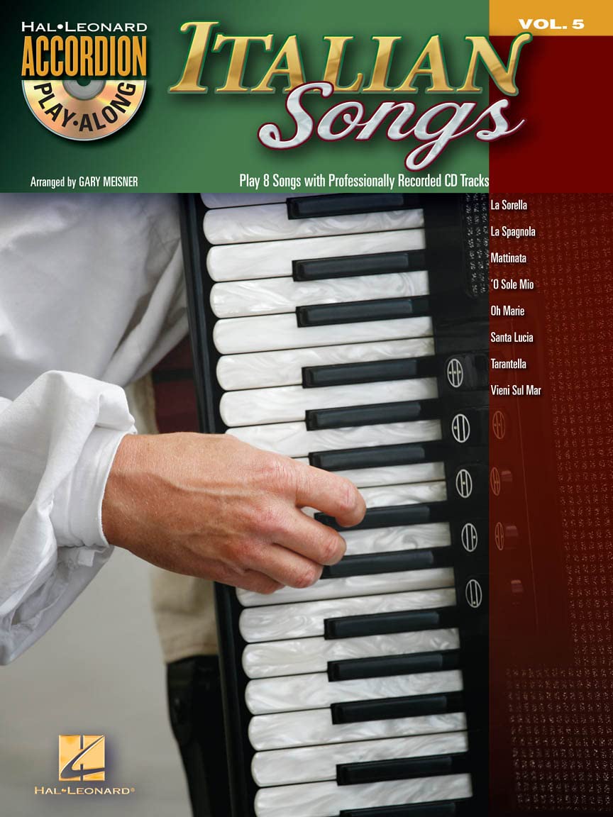 Italian Songs: Accordion Playalong Volume 5 (Accordion Playalong, 5),Used