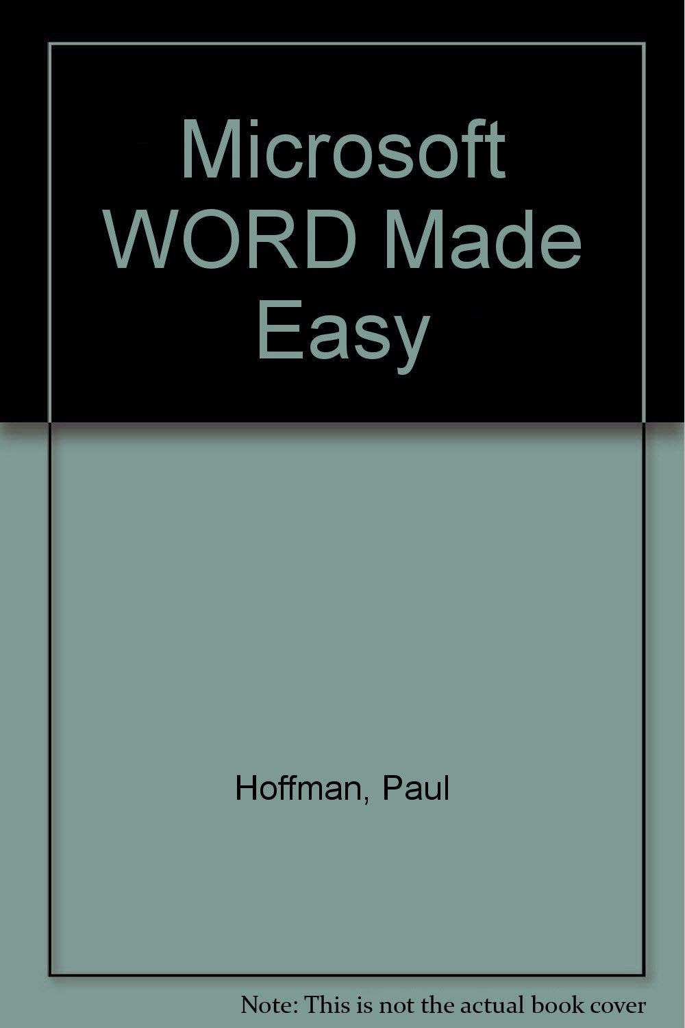Microsoft Word 6 Made Easy,Used