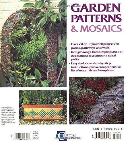 Garden Patterns & Mosaics: 20 Projects to Add Color & Interest to Your Garden,Used