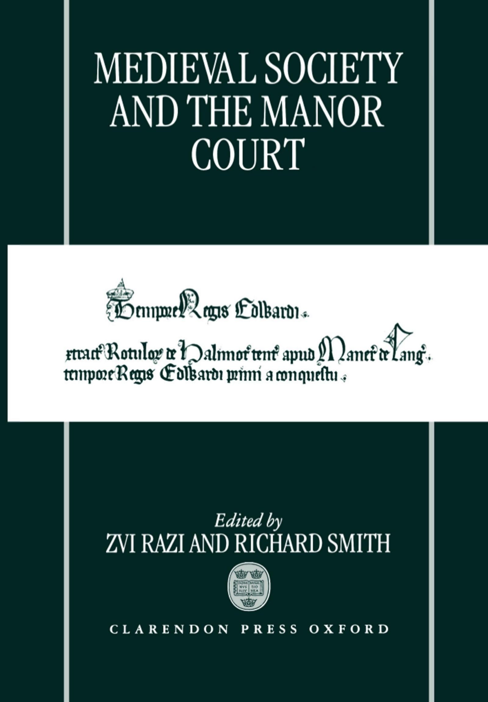 Medieval Society and the Manor Court,Used