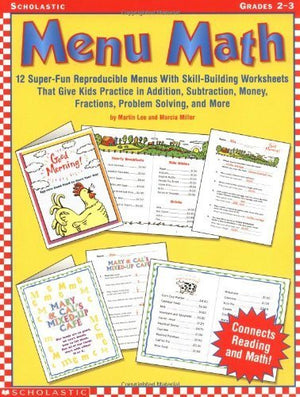 Menu Math, Grades 23,New