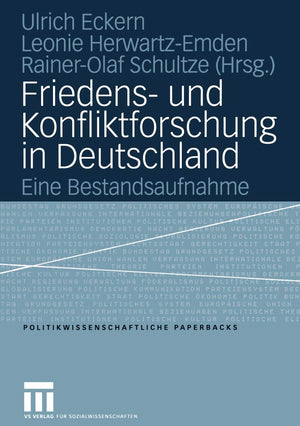 Friedens und Konfliktforschung in Deutschland: Eine Bestandsaufnahme (Politikwissenschaftliche Paperbacks, 37) (German Edition),Used