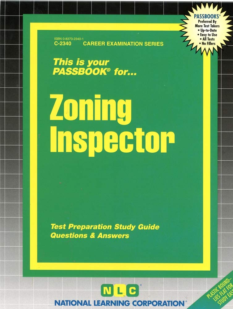 Zoning Inspector(Passbooks) (Career Examination Series),Used