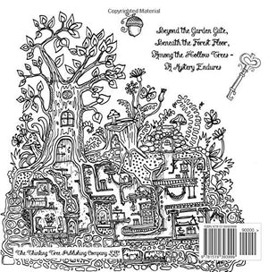 Secret Village  A Coloring Book Adventure: Beyond the Garden Gate, Beneath the Forest Floor, Among the Hollow Trees  A Mystery,Used