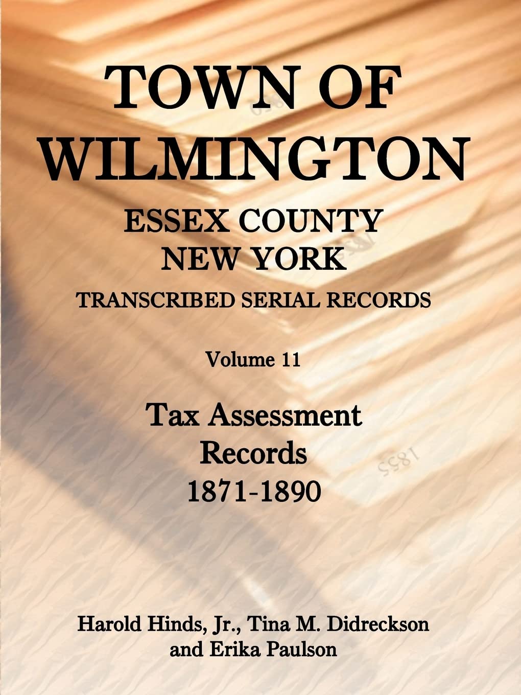 Town of Wilmington, Essex County, New York, Transcribed Serial Records, Volume 11: Tax Assessment Records, 18711890,Used