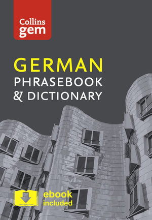 Collins Gem German Phrasebook & Dictionary,Used