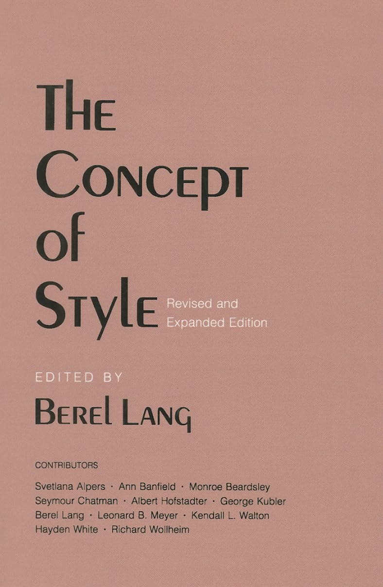 The Concept of Style,Used
