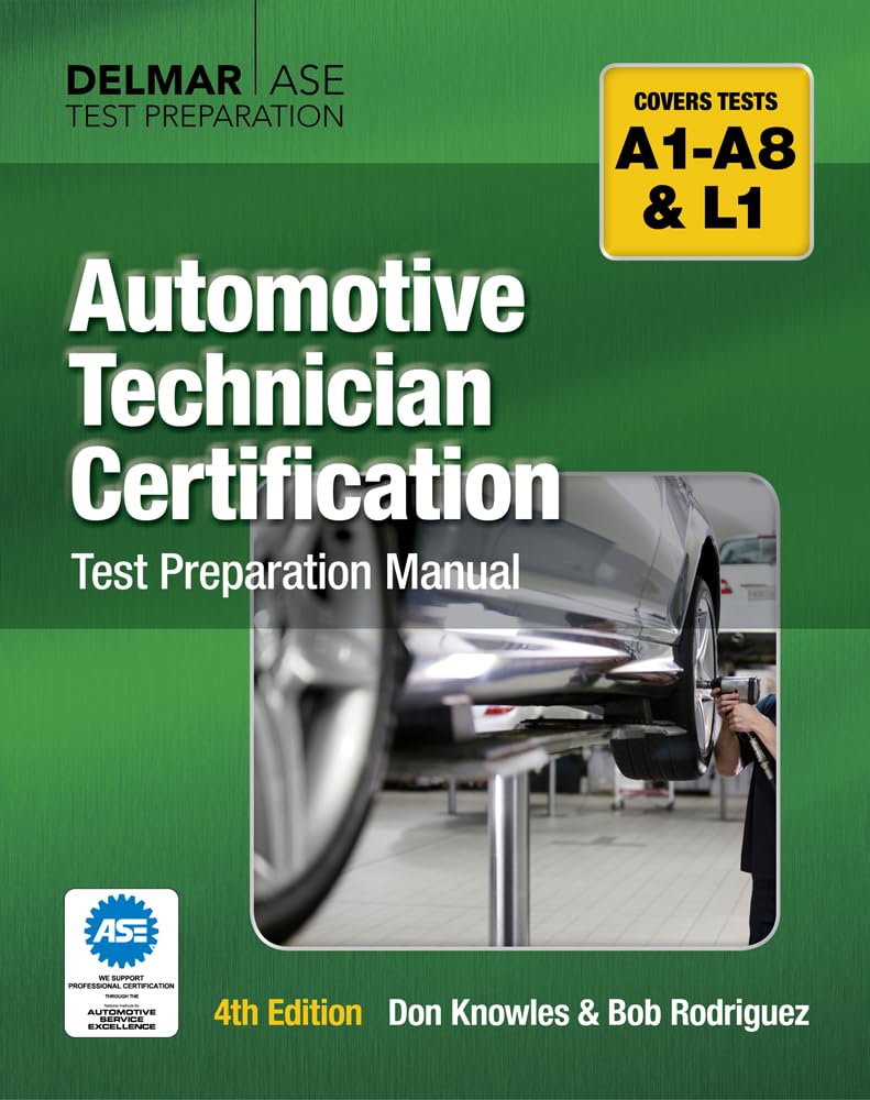 Automotive Technician Certification Test Preparation Manual,Used