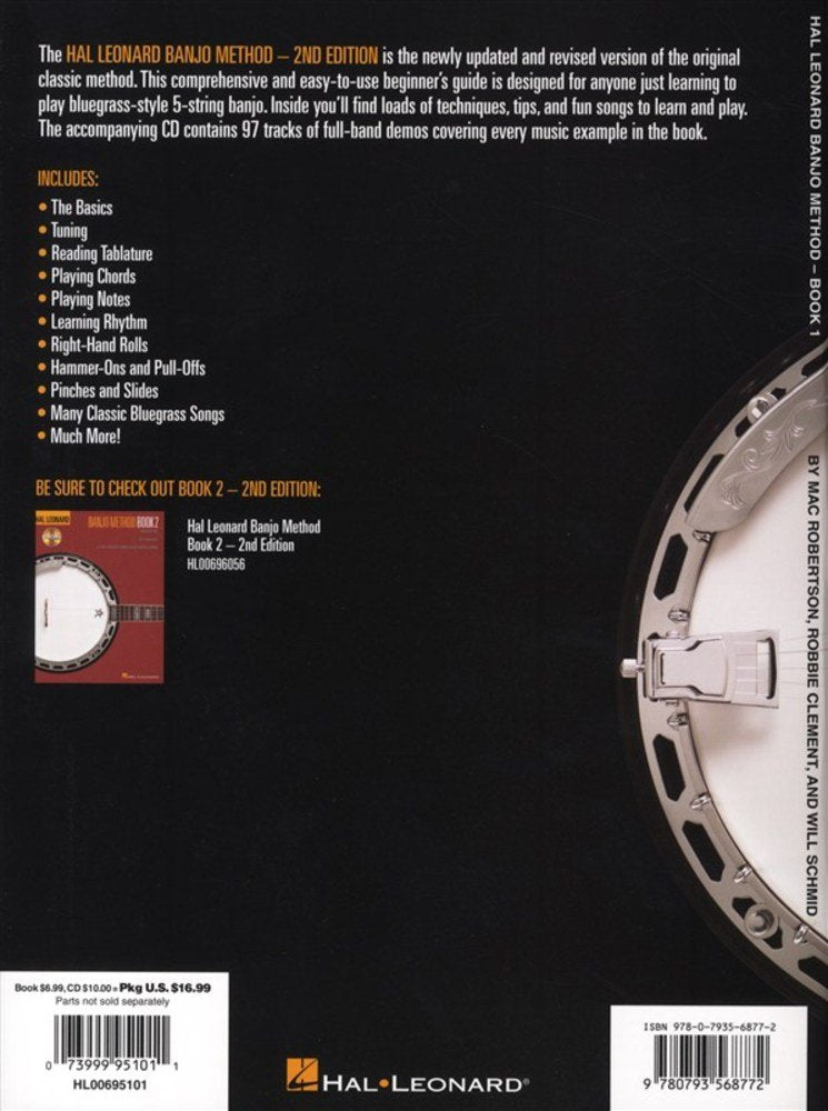 Hal Leonard Banjo Method  Book 1 (Book/Online Audio),Used