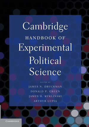 Cambridge Handbook of Experimental Political Science,Used