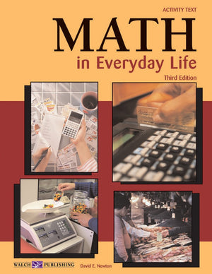 Math in Everyday Life Activity Book,Used