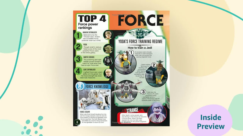 LEGO Star Wars: Chronicles of the Force: Discover the Story of LEGO Star Wars Galaxy (Library Edition),Used