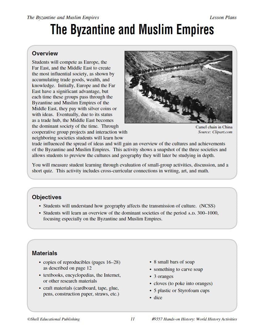 Handson History: World History Activities  Teacher Resource Provides Fun Games and Simulations that Support HandsOn Learning ,Used