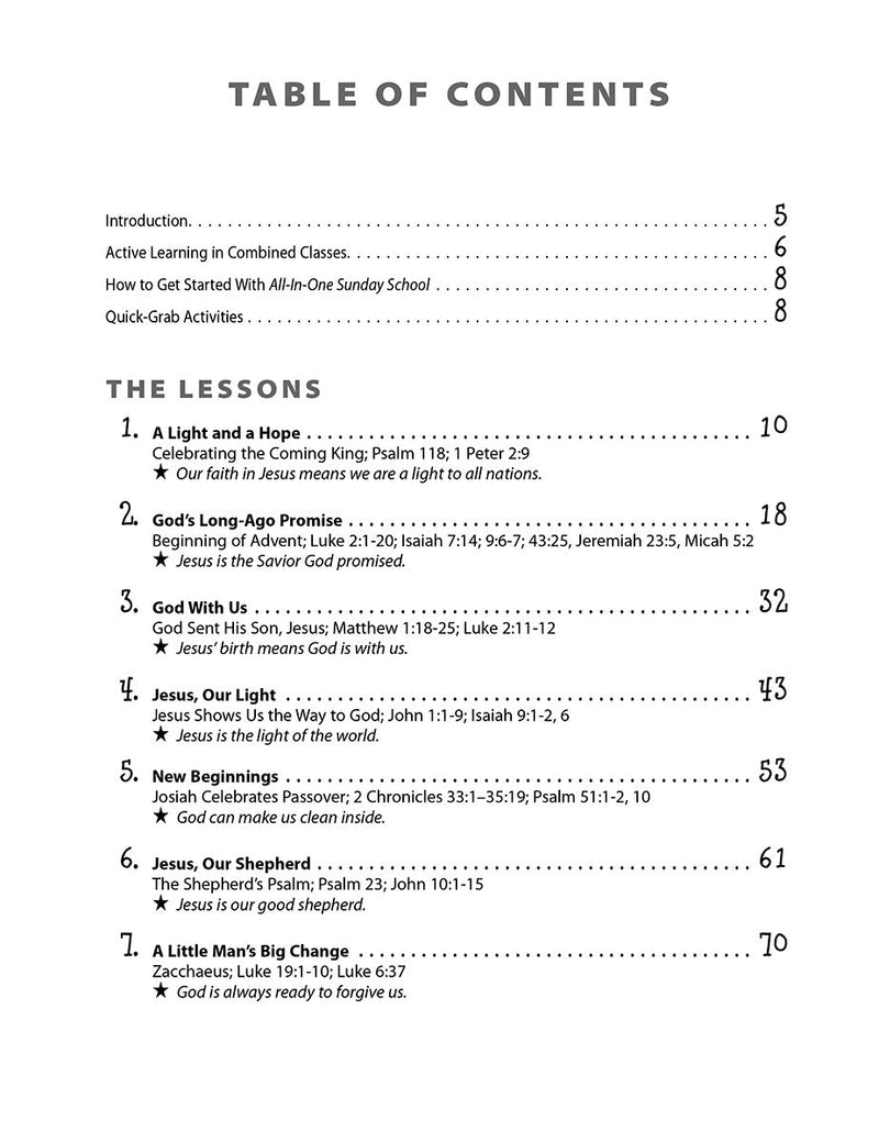 Allinone Sunday School For Ages 412 (Volume 2): When You Have Kids Of All Ages In One Classroom (Volume 2)
