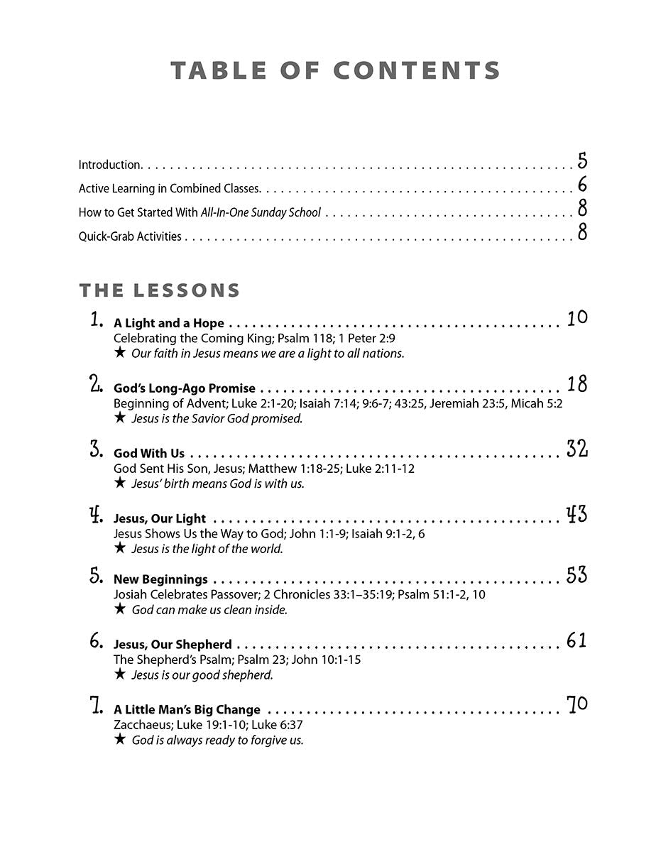 Allinone Sunday School For Ages 412 (Volume 2): When You Have Kids Of All Ages In One Classroom (Volume 2)