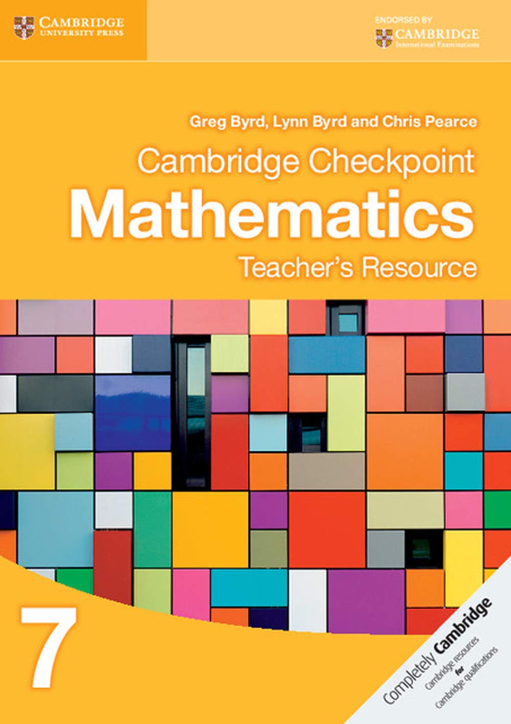 Cambridge Checkpoint Mathematics Teacher's Resource 7 (Cambridge International Examinations),Used