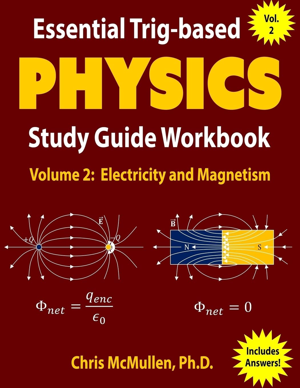 Essential Trigbased Physics Study Guide Workbook: Electricity and Magnetism (Learn Physics StepByStep),Used