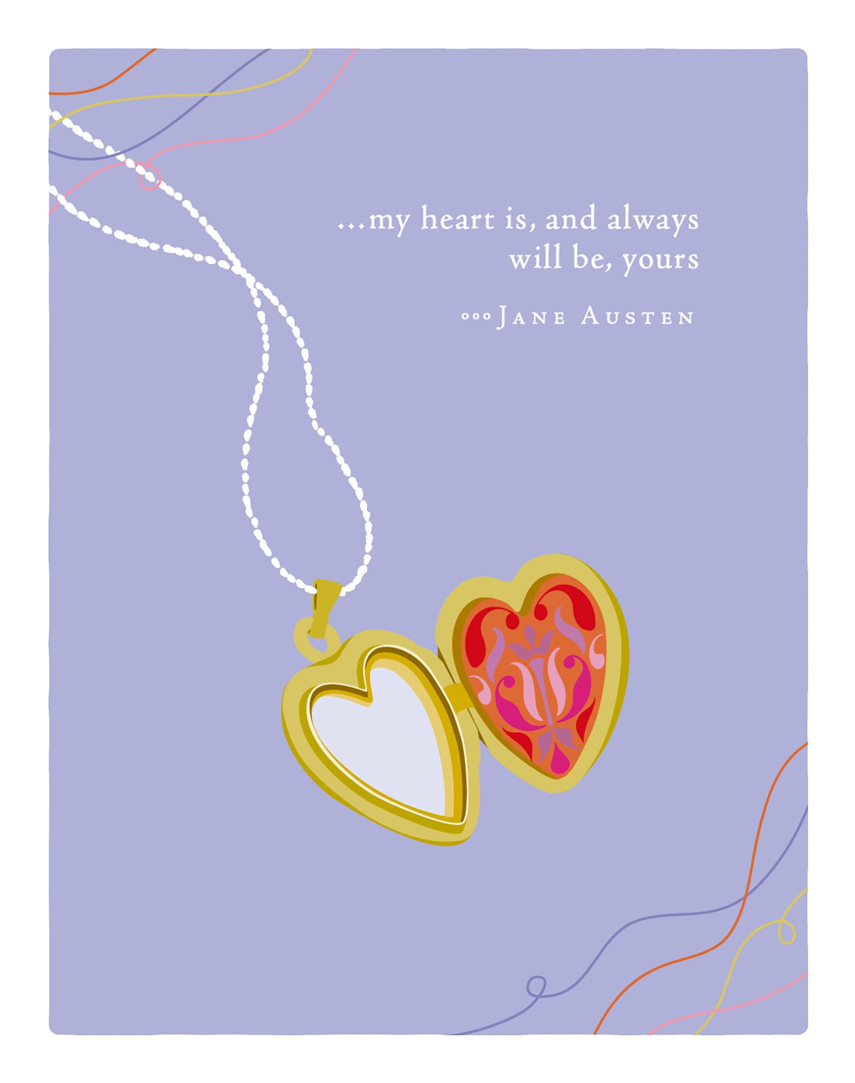 Positively Green Greeting Cards: Anniversary  My Heart Is, And Always Will Be, Yours (Pack Of 6)
