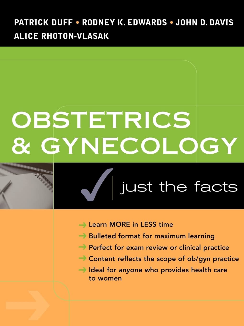 Obstetrics & Gynecology: Just The Facts (McGrawHill Just the Facts),Used