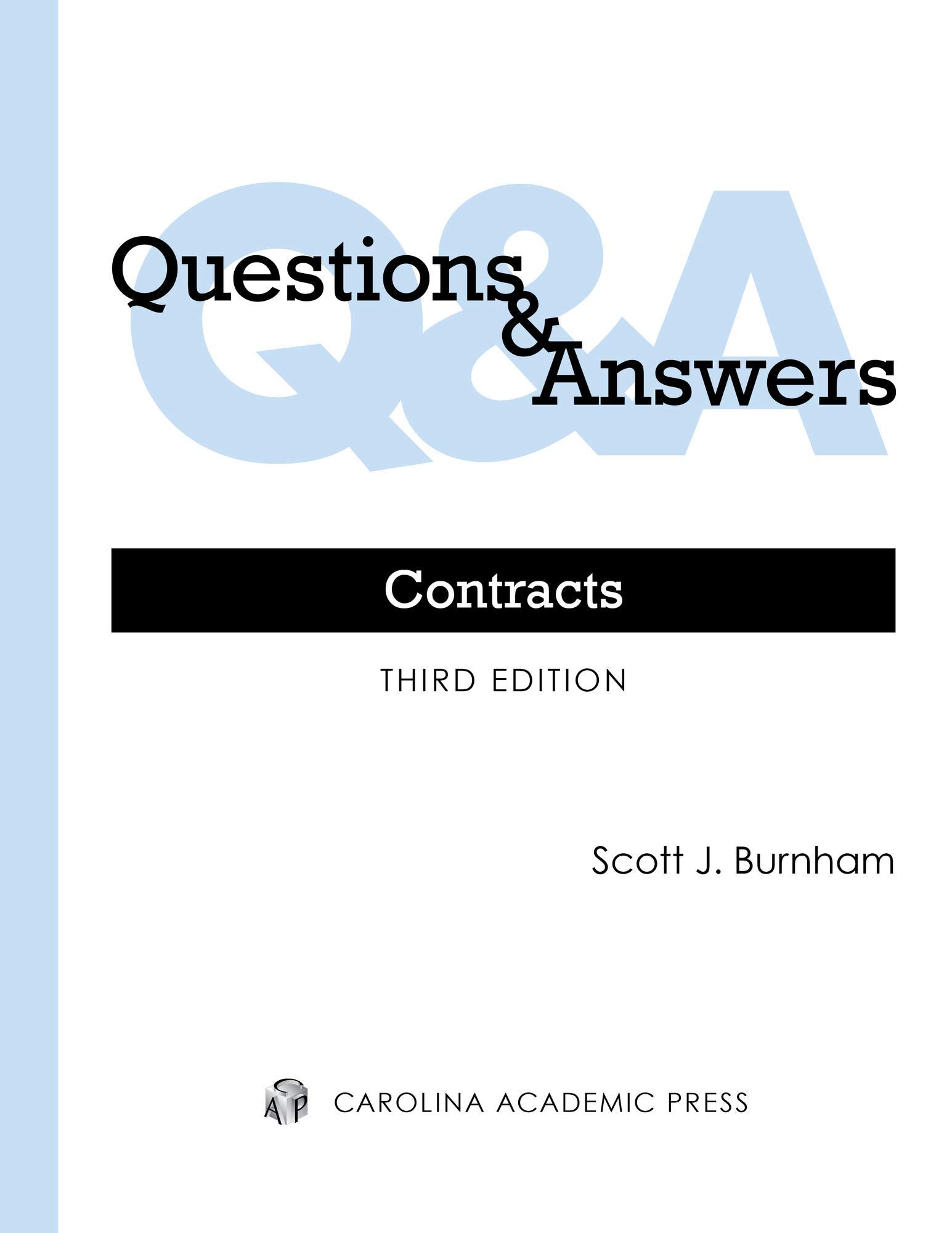 Questions & Answers: Contracts (Questions & Answers Series),Used
