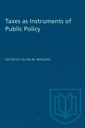 Taxes as Instruments of Public Policy (Heritage),Used