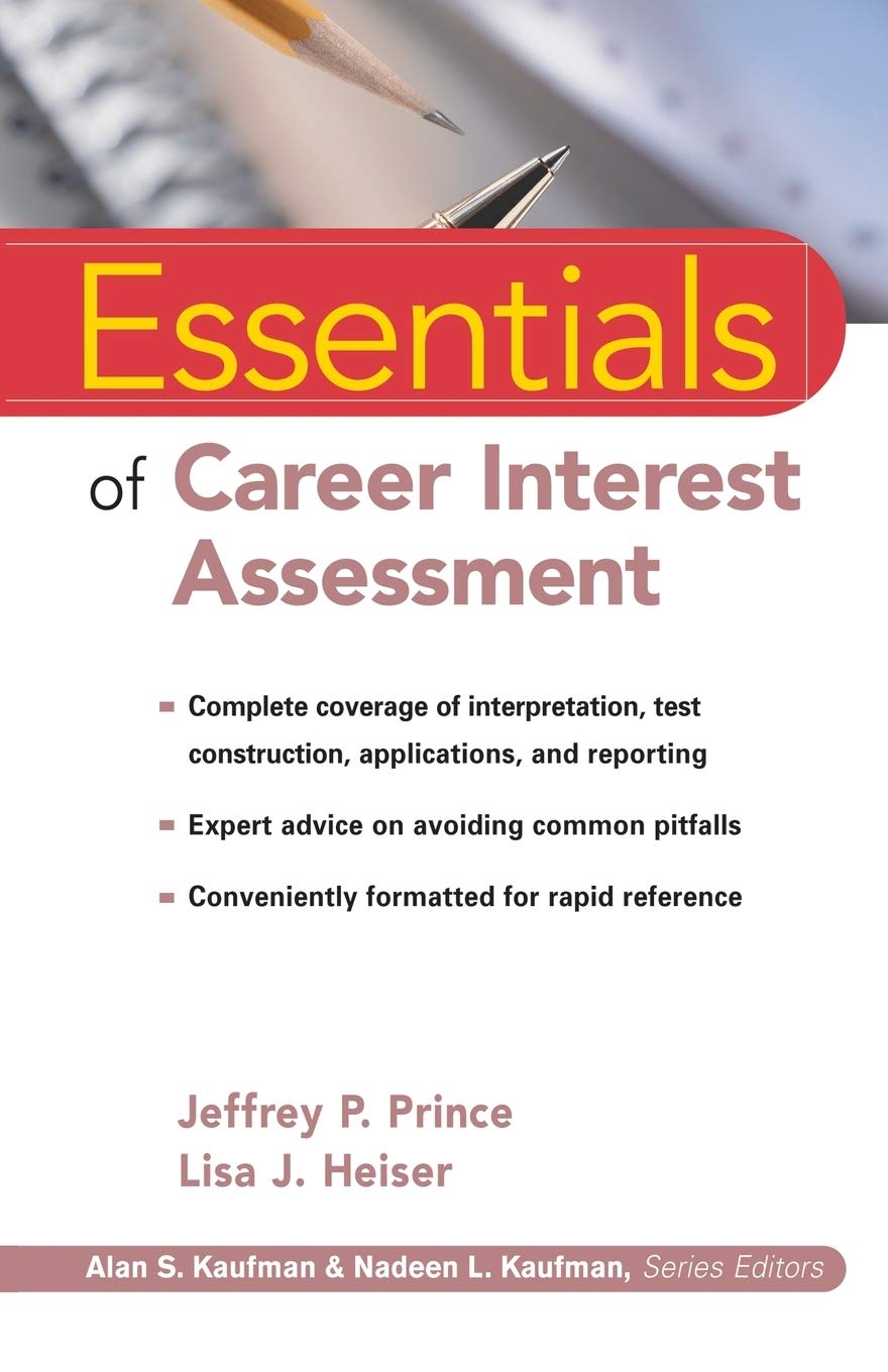 Essentials Of Career Interest Assessment,New